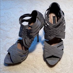 Zara gray heels